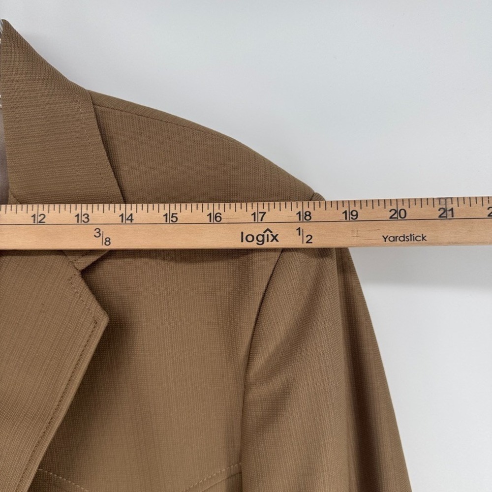 Circle S Western Blazer Mens 42R Tan Sport Coat Cowboy Ranch Jacket Embroidered - Picture 7 of 14
